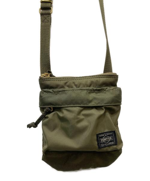 PORTER（ポーター）PORTER (ポーター) SHOULDER POUCH グリーンの古着・服飾アイテム