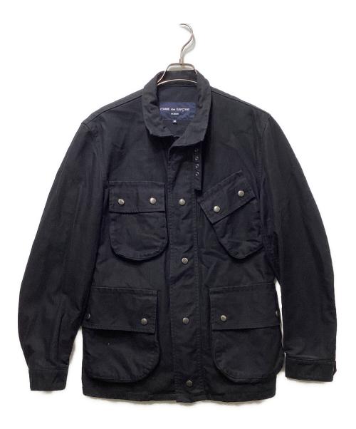 COMME des GARCONS HOMME（コムデギャルソン オム）COMME des GARCONS HOMME (コムデギャルソン オム) ミリタリージャケット　 AD2004　	HN-C020 ブラック サイズ:Mの古着・服飾アイテム
