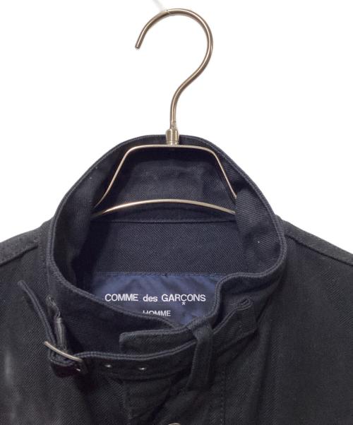 COMME des GARCONS HOMME（コムデギャルソン オム）COMME des GARCONS HOMME (コムデギャルソン オム) ミリタリージャケット　 AD2004　	HN-C020 ブラック サイズ:Mの古着・服飾アイテム