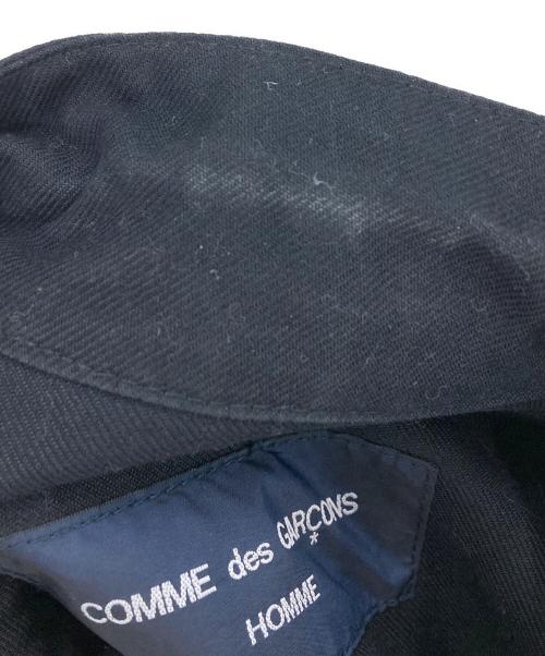COMME des GARCONS HOMME（コムデギャルソン オム）COMME des GARCONS HOMME (コムデギャルソン オム) ミリタリージャケット　 AD2004　	HN-C020 ブラック サイズ:Mの古着・服飾アイテム