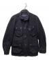 中古・古着 COMME des GARCONS HOMME (コムデギャルソン オム) ミリタリージャケット　 AD2004　	HN-C020 ブラック サイズ:M：30000円