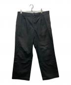 WACKO MARIA×Dickiesワコマリア×ディッキーズ）の古着「PLEATED TROUSERS」｜ブラック