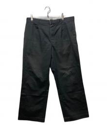 WACKO MARIA×Dickies（ワコマリア×ディッキーズ）の古着「PLEATED TROUSERS」｜ブラック