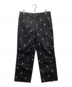 WACKO MARIA×Dickiesワコマリア×ディッキーズ）の古着「ペイズリーワークパンツ」｜ブラック