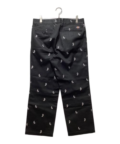 WACKO MARIA（ワコマリア）WACKO MARIA (ワコマリア) Dickies (ディッキーズ) ペイズリーワークパンツ ブラック サイズ:Lの古着・服飾アイテム