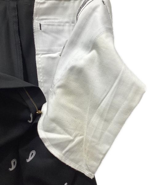 WACKO MARIA（ワコマリア）WACKO MARIA (ワコマリア) Dickies (ディッキーズ) ペイズリーワークパンツ ブラック サイズ:Lの古着・服飾アイテム