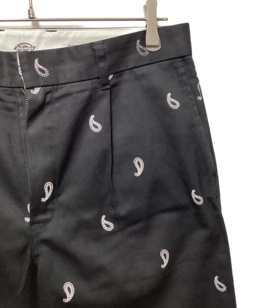 WACKO MARIA（ワコマリア）WACKO MARIA (ワコマリア) Dickies (ディッキーズ) ペイズリーワークパンツ ブラック サイズ:Lの古着・服飾アイテム