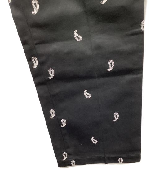 WACKO MARIA（ワコマリア）WACKO MARIA (ワコマリア) Dickies (ディッキーズ) ペイズリーワークパンツ ブラック サイズ:Lの古着・服飾アイテム