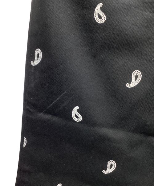 WACKO MARIA（ワコマリア）WACKO MARIA (ワコマリア) Dickies (ディッキーズ) ペイズリーワークパンツ ブラック サイズ:Lの古着・服飾アイテム