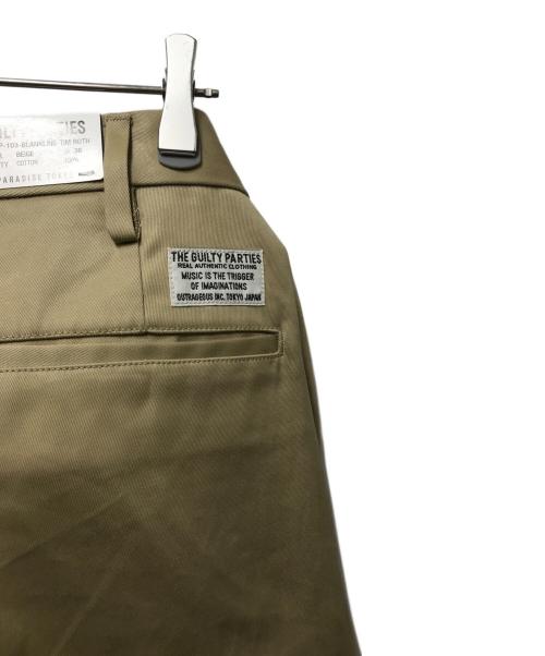 WACKO MARIA（ワコマリア）WACKO MARIA (ワコマリア) CHINO TROUSERS ベージュ サイズ:91cm (W36)の古着・服飾アイテム