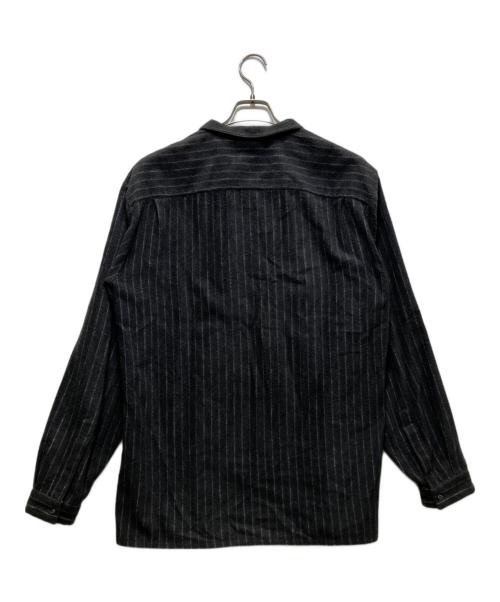 GIORGIO ARMANI（ジョルジオアルマーニ）GIORGIO ARMANI (ジョルジオアルマーニ) ジップアップ フリースシャツ グレー サイズ:Lの古着・服飾アイテム