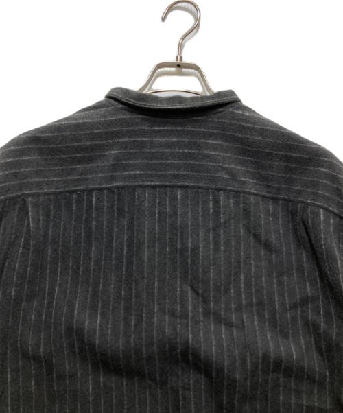 GIORGIO ARMANI（ジョルジオアルマーニ）GIORGIO ARMANI (ジョルジオアルマーニ) ジップアップ フリースシャツ グレー サイズ:Lの古着・服飾アイテム