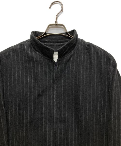 GIORGIO ARMANI（ジョルジオアルマーニ）GIORGIO ARMANI (ジョルジオアルマーニ) ジップアップ フリースシャツ グレー サイズ:Lの古着・服飾アイテム