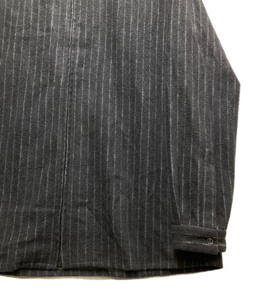 GIORGIO ARMANI（ジョルジオアルマーニ）GIORGIO ARMANI (ジョルジオアルマーニ) ジップアップ フリースシャツ グレー サイズ:Lの古着・服飾アイテム