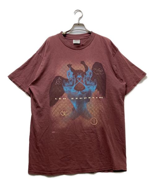 TULTEX（タルテックス）TULTEX (タルテックス) バンドTシャツ 　90s LED ZEPPELIN ブラウン サイズ:XLの古着・服飾アイテム