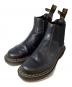 Dr.Martens（ドクターマーチン）の古着「ダブルステッチチェルシーブーツ」｜ブラック
