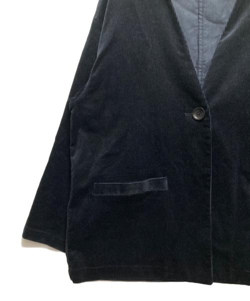 中川政七商店（ナカガワマサシチショウテン）中川政七商店 (ナカガワマサシチショウテン) 綿麻のコール天 ジャケット ブラック サイズ:無しの古着・服飾アイテム