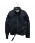 3.1 phillip lim（スリーワンフィリップリム）の古着「RECYCLED TECH POLY JACKET W SMOCKING(リサイクルドテックポリジャケットダブルスモーキング)　」｜ブラック