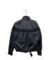 3.1 phillip lim (スリーワンフィリップリム) RECYCLED TECH POLY JACKET W SMOCKING(リサイクルドテックポリジャケットダブルスモーキング)　 ブラック サイズ:XS：18000円