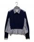sacai（サカイ）の古着「Cotton Poplin x Knit Pullover/コットンポプリンニットプルオーバー」｜ブルー