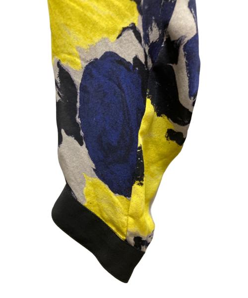 DRIES VAN NOTEN（ドリスヴァンノッテン）DRIES VAN NOTEN (ドリスヴァンノッテン) フラワープリント シルクブラウス 42-158-10-096257 ブラック サイズ:実寸参照の古着・服飾アイテム