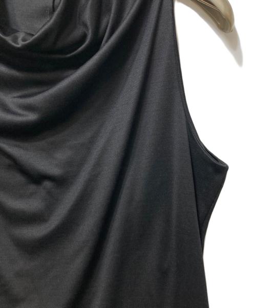 HERMES（エルメス）HERMES (エルメス) シルク ハイネックノースリーブブラウス ブラック サイズ:34の古着・服飾アイテム