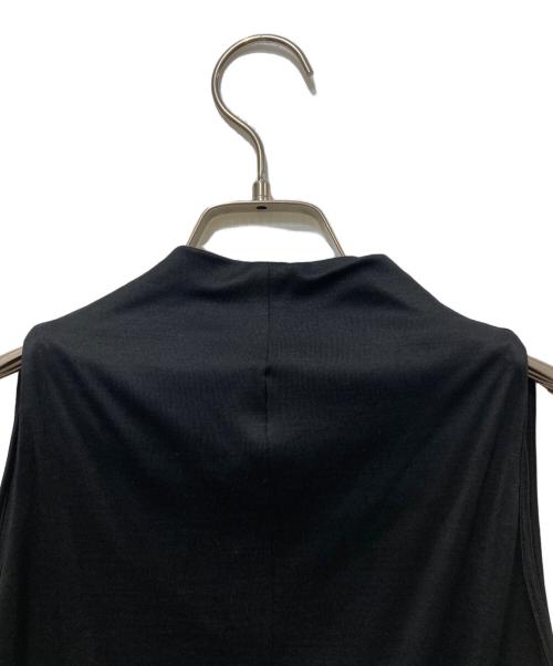 HERMES（エルメス）HERMES (エルメス) シルク ハイネックノースリーブブラウス ブラック サイズ:34の古着・服飾アイテム