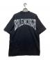 BALENCIAGA (バレンシアガ) HAND DRAWN TSHIRT / バックプリント モックネックTシャツ ブラック サイズ:XS：25000円