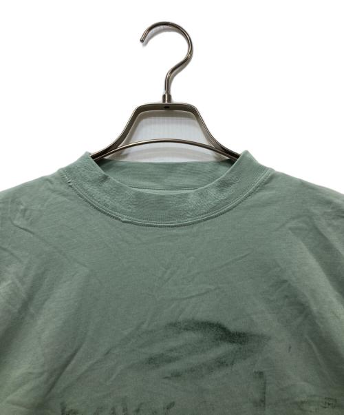 BALENCIAGA（バレンシアガ）BALENCIAGA (バレンシアガ) DIY Imprint Cropped T-Shirt/ インプリントクロップドティシャツ グリーン サイズ:2の古着・服飾アイテム