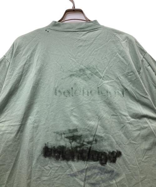 BALENCIAGA（バレンシアガ）BALENCIAGA (バレンシアガ) DIY Imprint Cropped T-Shirt/ インプリントクロップドティシャツ グリーン サイズ:2の古着・服飾アイテム