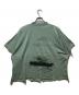 BALENCIAGA (バレンシアガ) DIY Imprint Cropped T-Shirt/ インプリントクロップドティシャツ グリーン サイズ:2：30000円