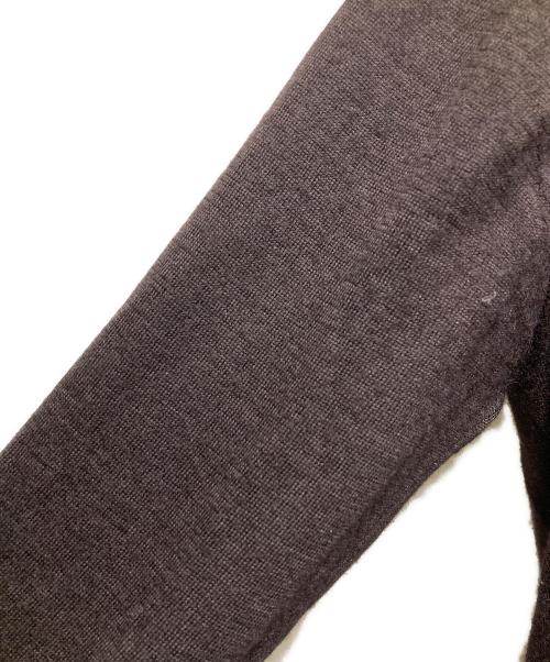 kiton（キートン）kiton (キートン) カシミヤシルクVネックニット ブラウン サイズ:38の古着・服飾アイテム