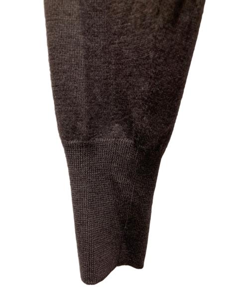 kiton（キートン）kiton (キートン) カシミヤシルクVネックニット ブラウン サイズ:38の古着・服飾アイテム