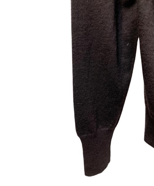 kiton（キートン）kiton (キートン) カシミヤシルクVネックニット ブラウン サイズ:38の古着・服飾アイテム