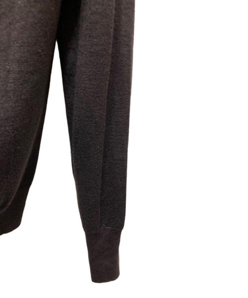 kiton（キートン）kiton (キートン) カシミヤシルクVネックニット ブラウン サイズ:38の古着・服飾アイテム