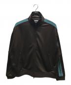 MAISON SPECIALメゾンスペシャル）の古着「Prime-Over Crochet Line Track Jacket (プライムオーバークロケットライントラックジャケット） 11232111301」｜ブラウン