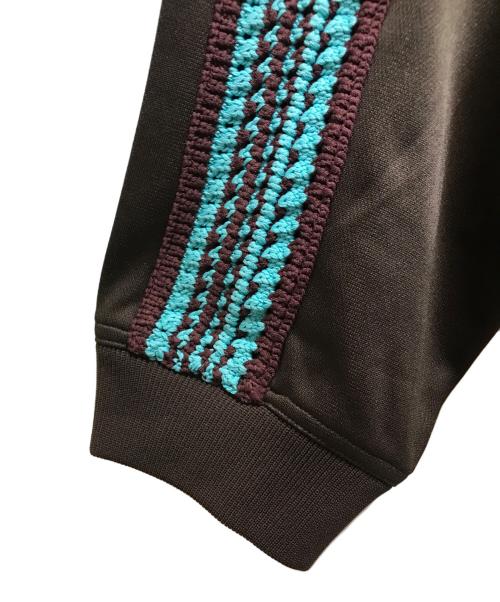 MAISON SPECIAL（メゾンスペシャル）MAISON SPECIAL (メゾンスペシャル) Prime-Over Crochet Line Track Jacket (プライムオーバークロケットライントラックジャケット） 11232111301 ブラウン サイズ:1の古着・服飾アイテム