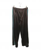 MAISON SPECIALメゾンスペシャル）の古着「Washed Nylon Side Line Prime-Wide Easy Pants(ウォッシュドナイロンサイドラインプライムワイドイージーパンツ)　11232461304」｜ブラウン