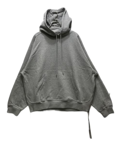 MAISON SPECIAL（メゾンスペシャル）MAISON SPECIAL (メゾンスペシャル) サイドジップ プルオーバーパーカー　11249411301 グレーの古着・服飾アイテム