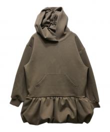 THE TOE（ザ・トゥー）の古着「Wagner Hoodie Dress(ワーグナーフーディードレス)　」｜ブラウン