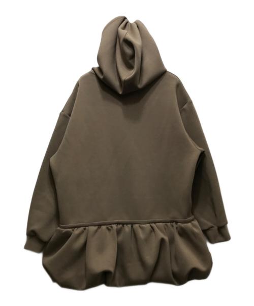 THE TOE（ザ・トゥー）THE TOE (ザ・トゥー) Wagner Hoodie Dress(ワーグナーフーディードレス)　 ブラウン サイズ:Sの古着・服飾アイテム