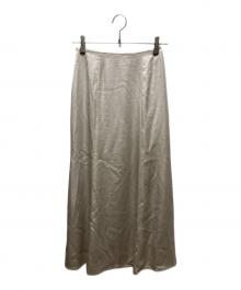 THE TOE（ザ・トゥー）の古着「Rothenburg Satin Skirt(ローテンブルクサテンスカート)　」｜アイボリー