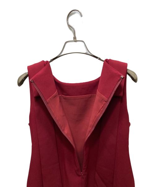 THE TOE（ザ・トゥー）THE TOE (ザ・トゥー) Arta Ribbon Onepiece(アルタ　リボン　ワンピース)　 レッド サイズ:Mの古着・服飾アイテム