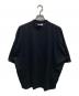 JIL SANDER（ジルサンダー）の古着「モックネックオーバーサイズTシャツ KK JM IM 0002」｜ブラック