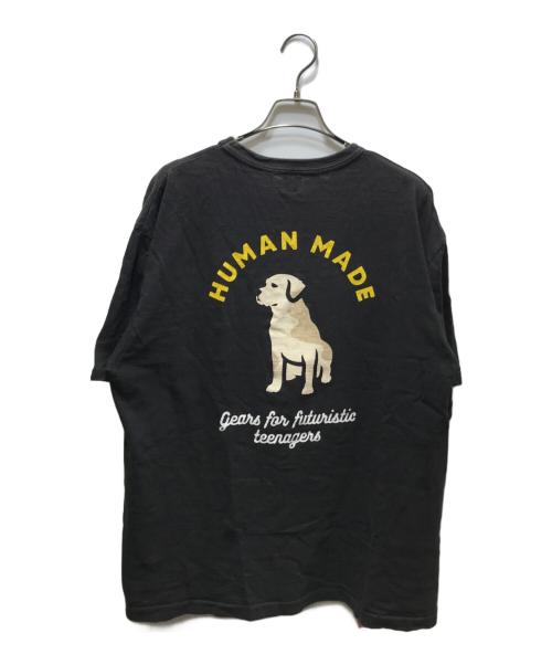 HUMAN MADE（ヒューマンメイド）HUMAN MADE (ヒューマンメイド) プリントTシャツ ブラック サイズ:実寸参照の古着・服飾アイテム