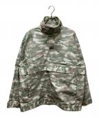 PAUL SMITHポールスミス）の古着「90's～00’S  カモ柄アノラックジャケット」｜グリーン