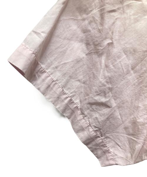 Hed Mayner（ヘド メイナー）Hed Mayner (ヘド メイナー) H/S STAND COLLAR SHIRT (スタンドカラーシャツ） ピンク サイズ:XSの古着・服飾アイテム