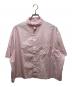 Hed Mayner（ヘド メイナー）の古着「H/S STAND COLLAR SHIRT (スタンドカラーシャツ）」｜ピンク