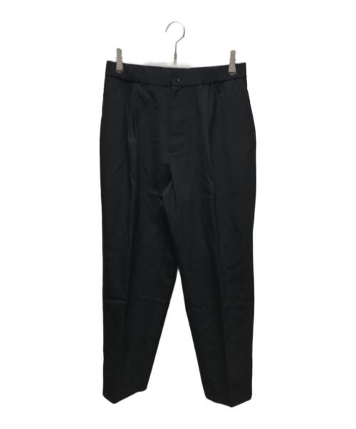 ATON（エイトン）ATON (エイトン) WOOL TROPICAL WIDE EASY PANTS （ウールトロピカルワイドイージーパンツ） PR AG IM 0203 ブラック サイズ:04の古着・服飾アイテム
