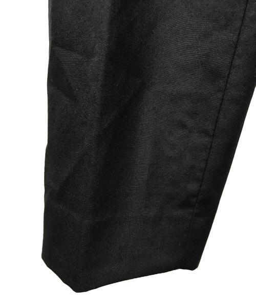 ATON（エイトン）ATON (エイトン) WOOL TROPICAL WIDE EASY PANTS （ウールトロピカルワイドイージーパンツ） PR AG IM 0203 ブラック サイズ:04の古着・服飾アイテム